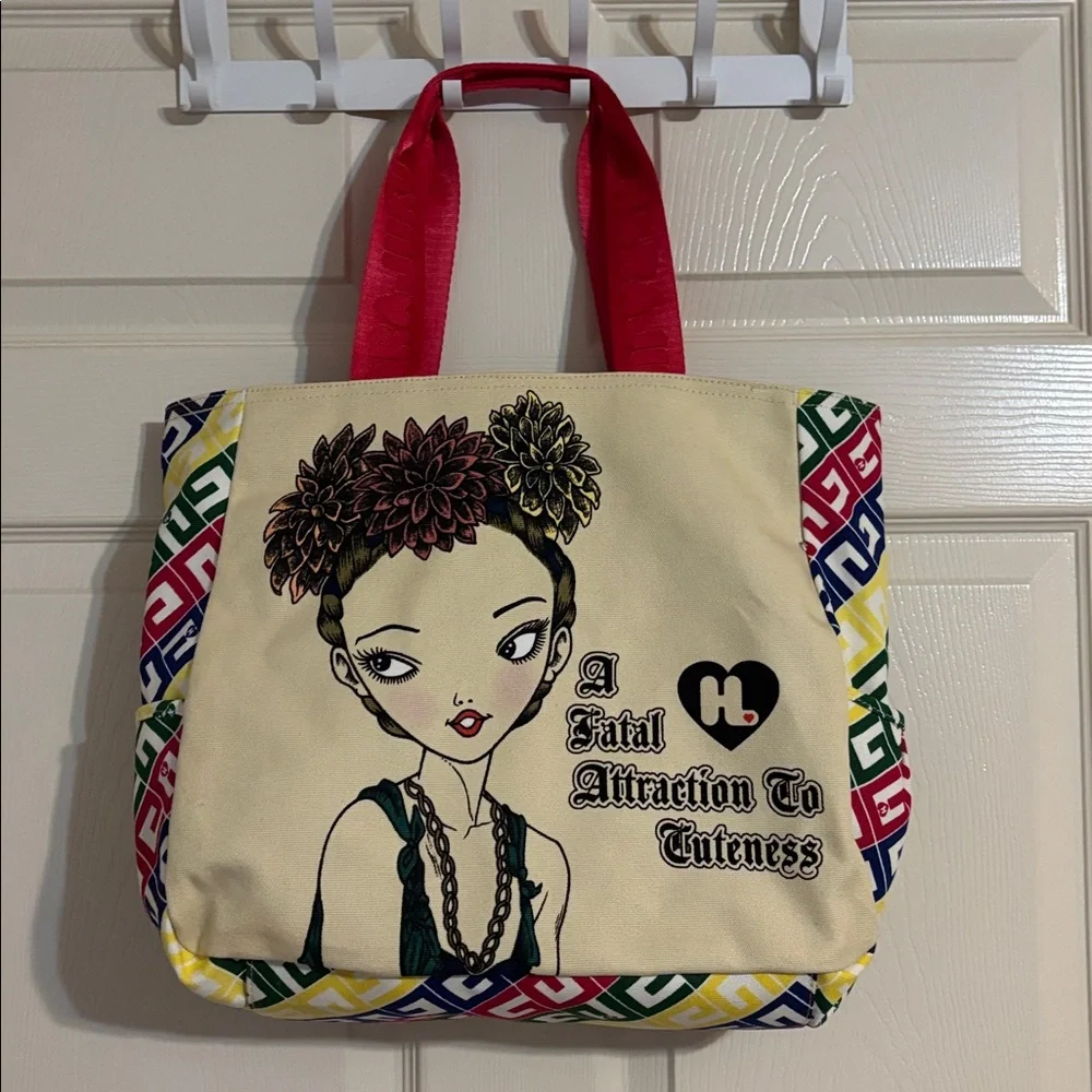 Gwen Stefani HARAJUKU LOVERS canvas lightweight Bag Purse MUSIC girl design